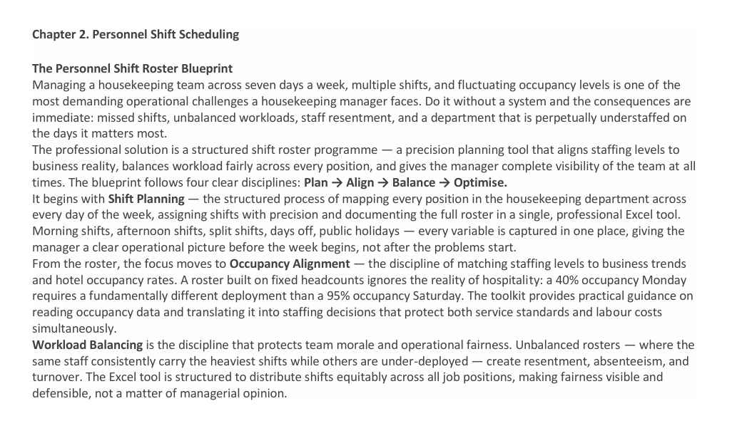 29. Hotel Housekeeping Management — Operational Systems eBook