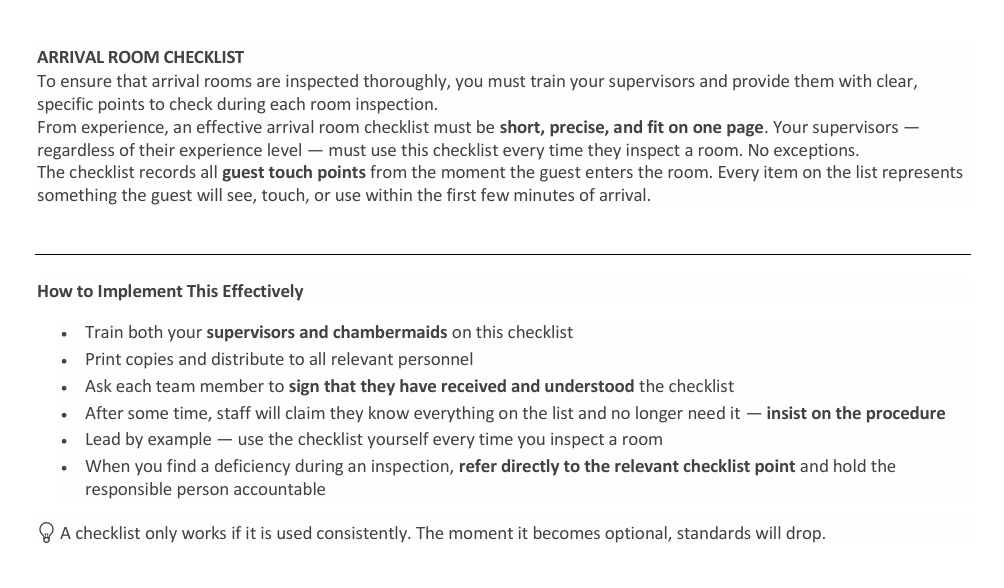 29. Hotel Housekeeping Management — Operational Systems eBook