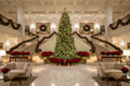 Luxury Christmas Hotel Lobby