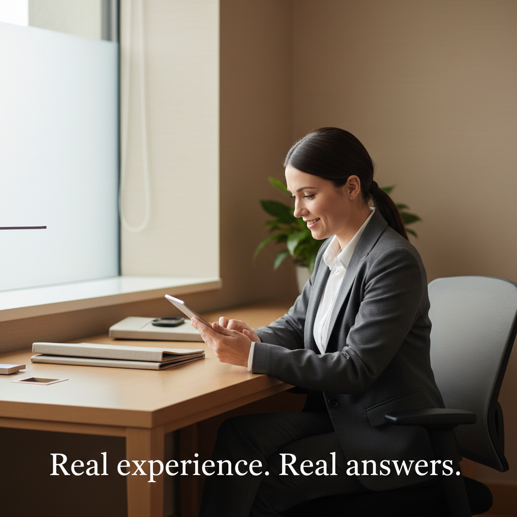 Real Experience. Real Answers.